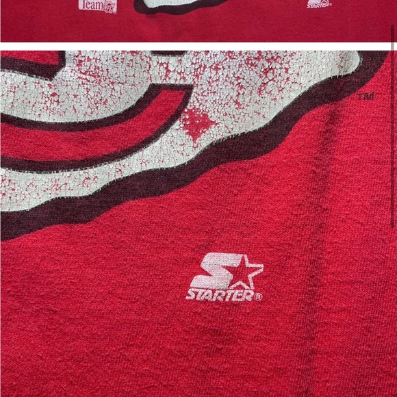 Vintage Chiefs Starter shirt - Picture 3 of 9